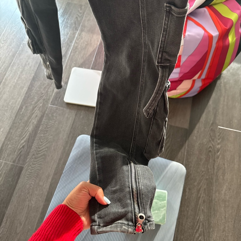Diesel 1984 Slandy-High Black Skinny Jeans with Cargo Pockets (great stretch) - Picture 8 of 10